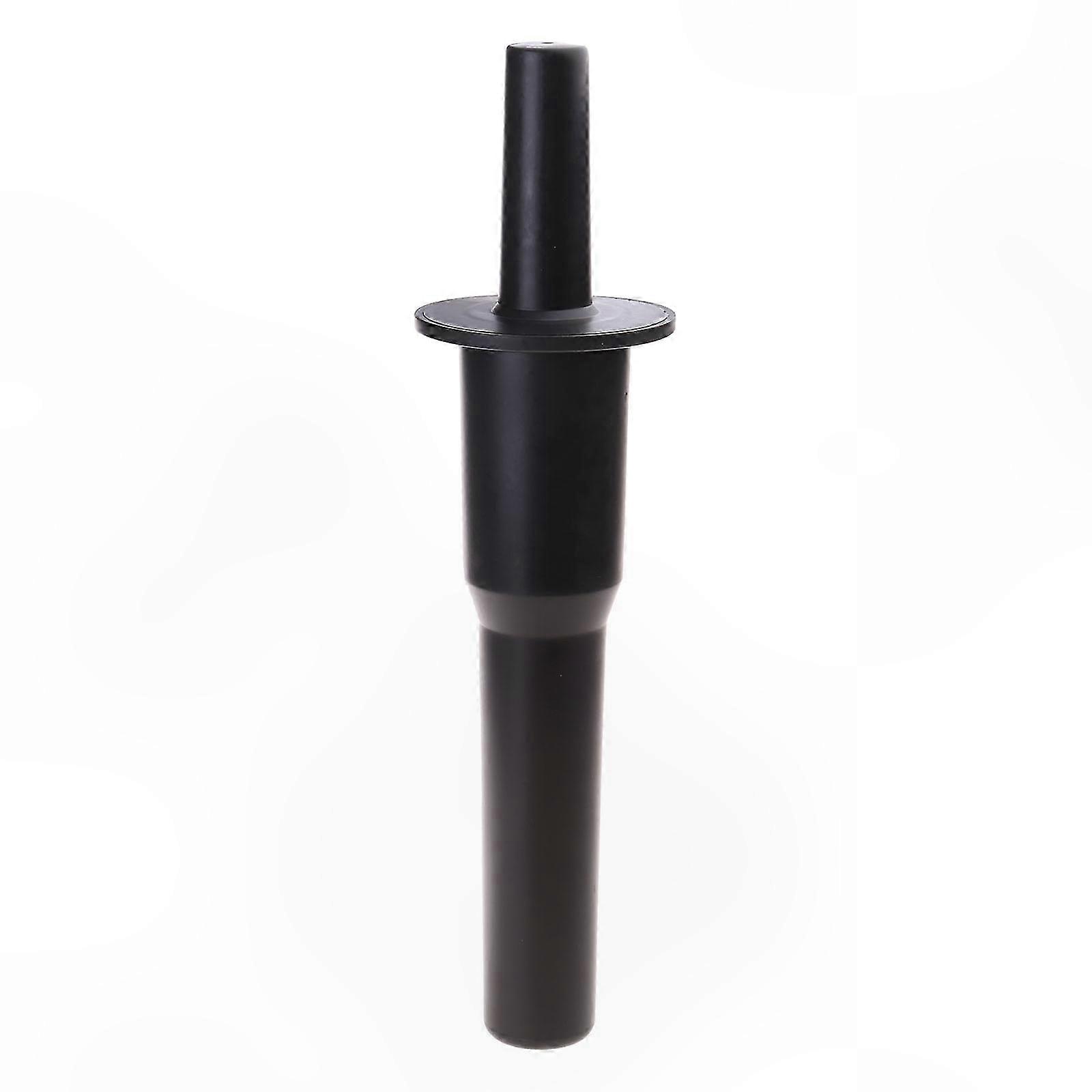 Black Plastic Tamper for Standard Bl  Containers, Durable PP Material, Enhances Juice Blending Efficiency