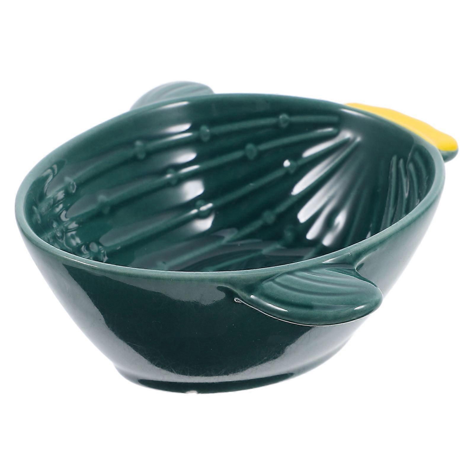Ceramic Bowl Cactus Shape for Household Use Creative Design 1Pcs
