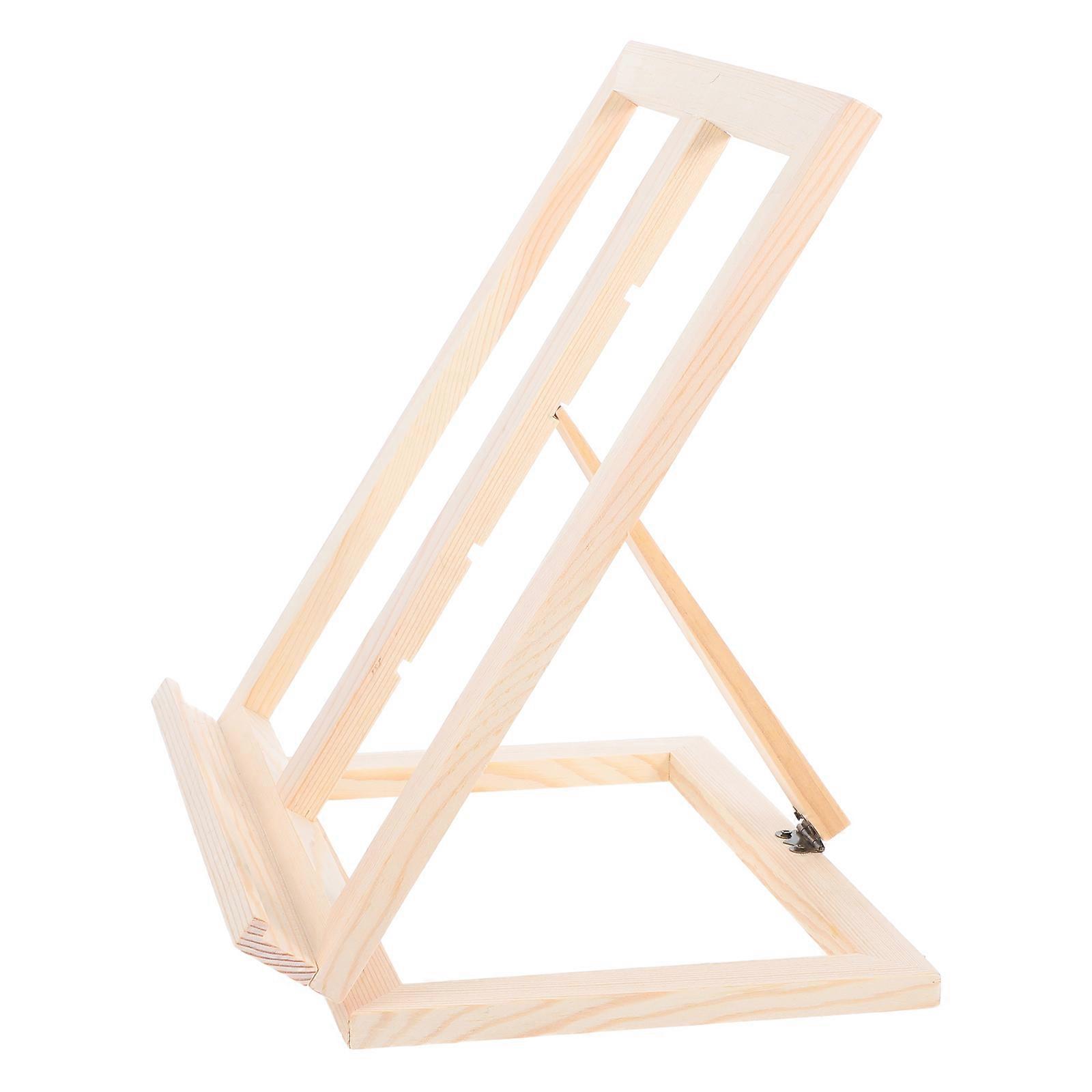 Foldable Wood Painting Easel Adjustable Height For Student And Artist Use 1Set