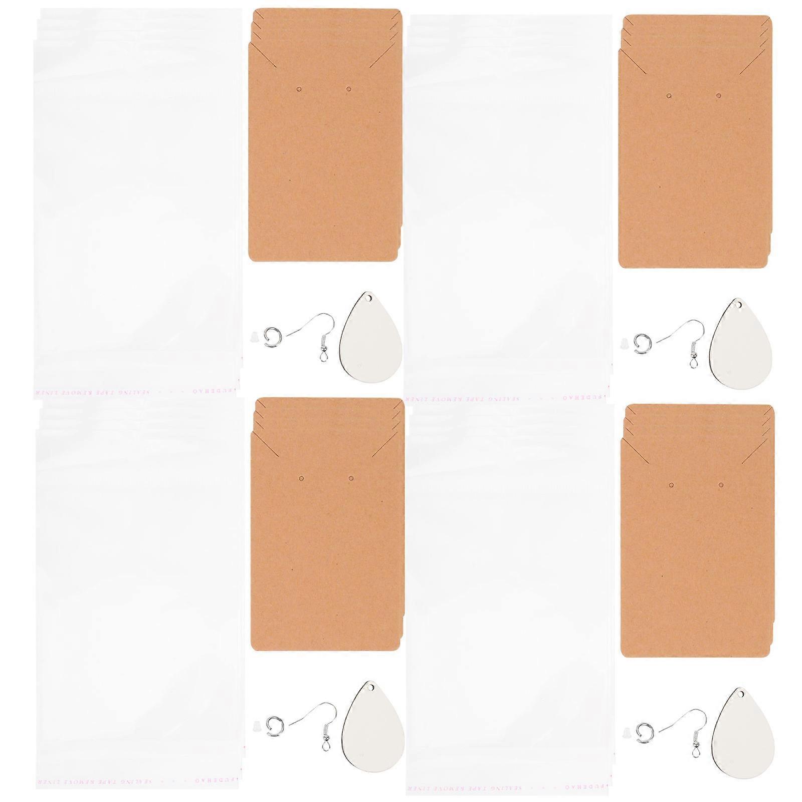 Sublimation Earrings Handmade Earring Blanks for DIY 5Sets White Blanks