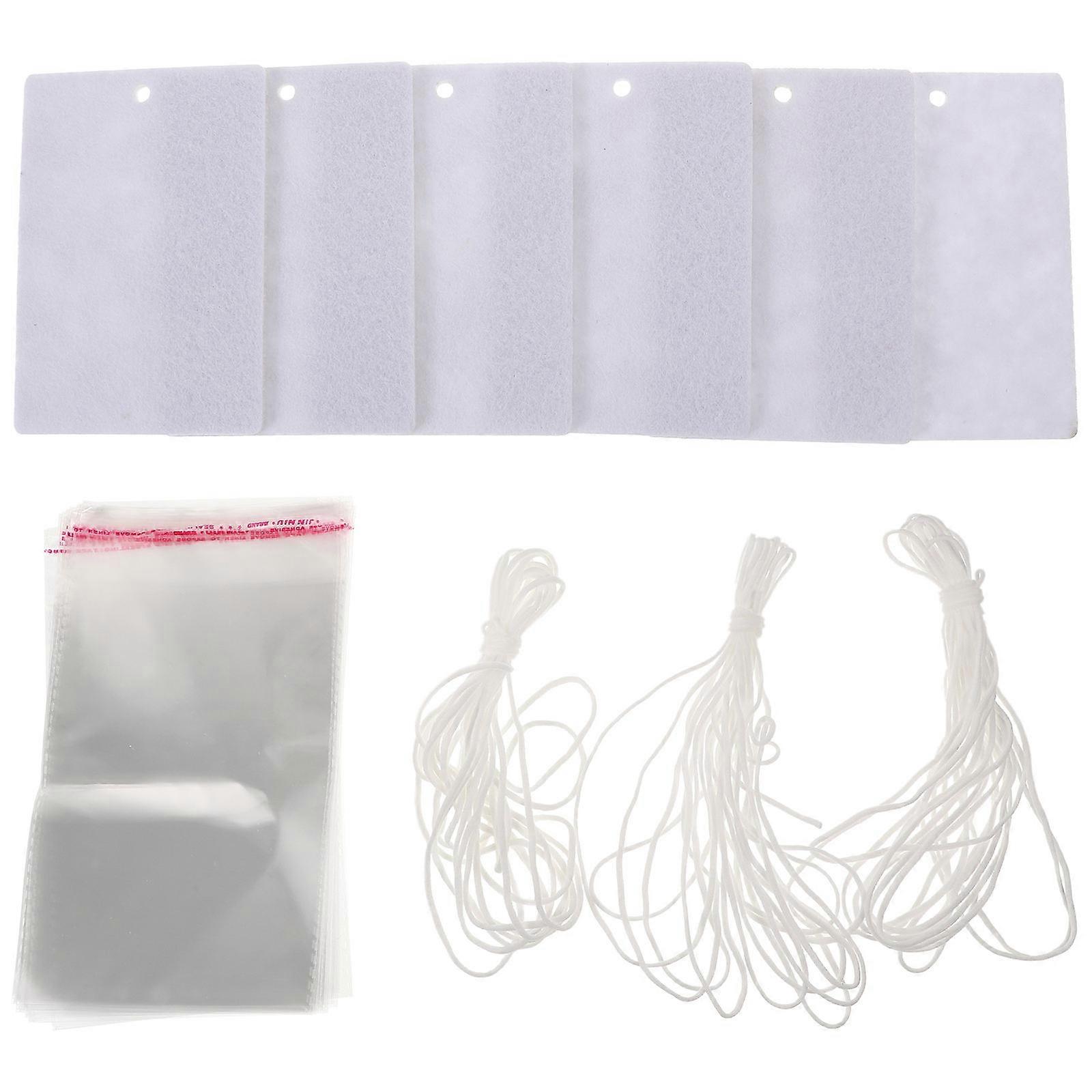 Air Freshener Scents Sheet Blank Sublimation Felt Set with Rope 3Sets