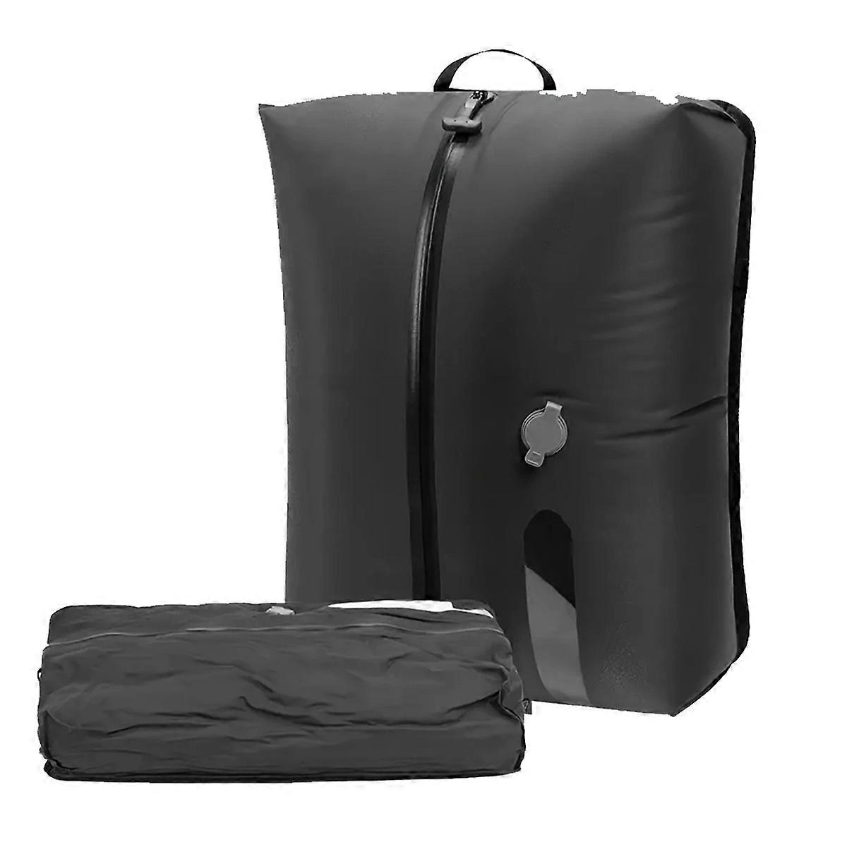 2 قطعة أكياس فراغ للسفر ، أكياس ضغط فراغ قابلة لإعادة الاستخدام لحقائب السفر وحقيبة الظهر ، Sp