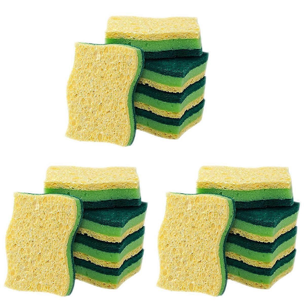 Dishes Sponge 5 Packages ,Dish Scrubber Sponge for Household
