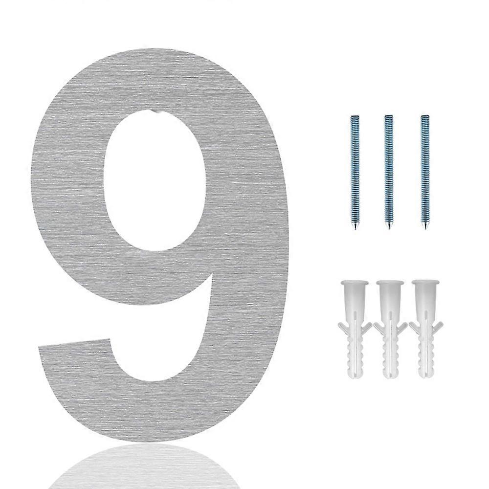 Outdoor House Number 12inch Stainless Steel 30cm Address number #0-9 Huisnummer Rust prevention villa Street sign Numeros Big