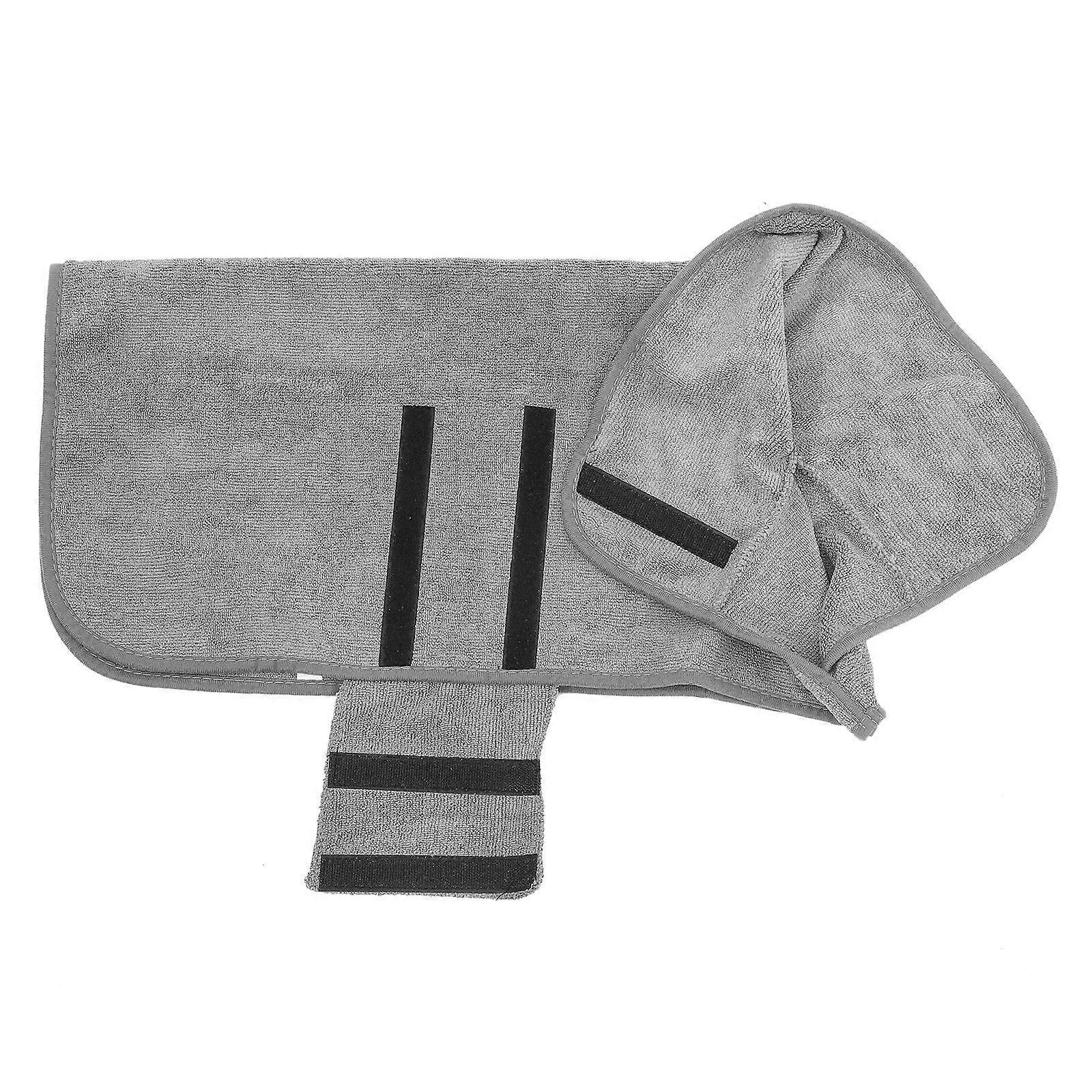 Dog Bathrobe Cotton for Drying 4Pcs Comfortable Puppy Bathrobe Set