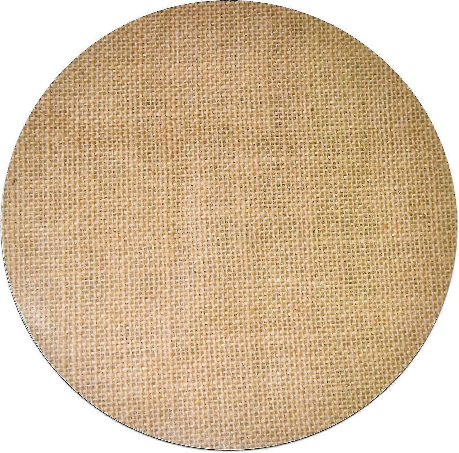 2025 Latest Model Disposable Burlap Printed Paper Place Mats 50 Pack 13.5 Round 26s