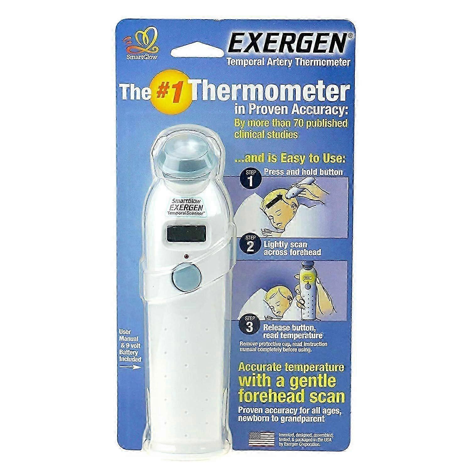 2025 Latest Model Temporal Contact Thermometer Temporal Probe Handheld w/ 9V