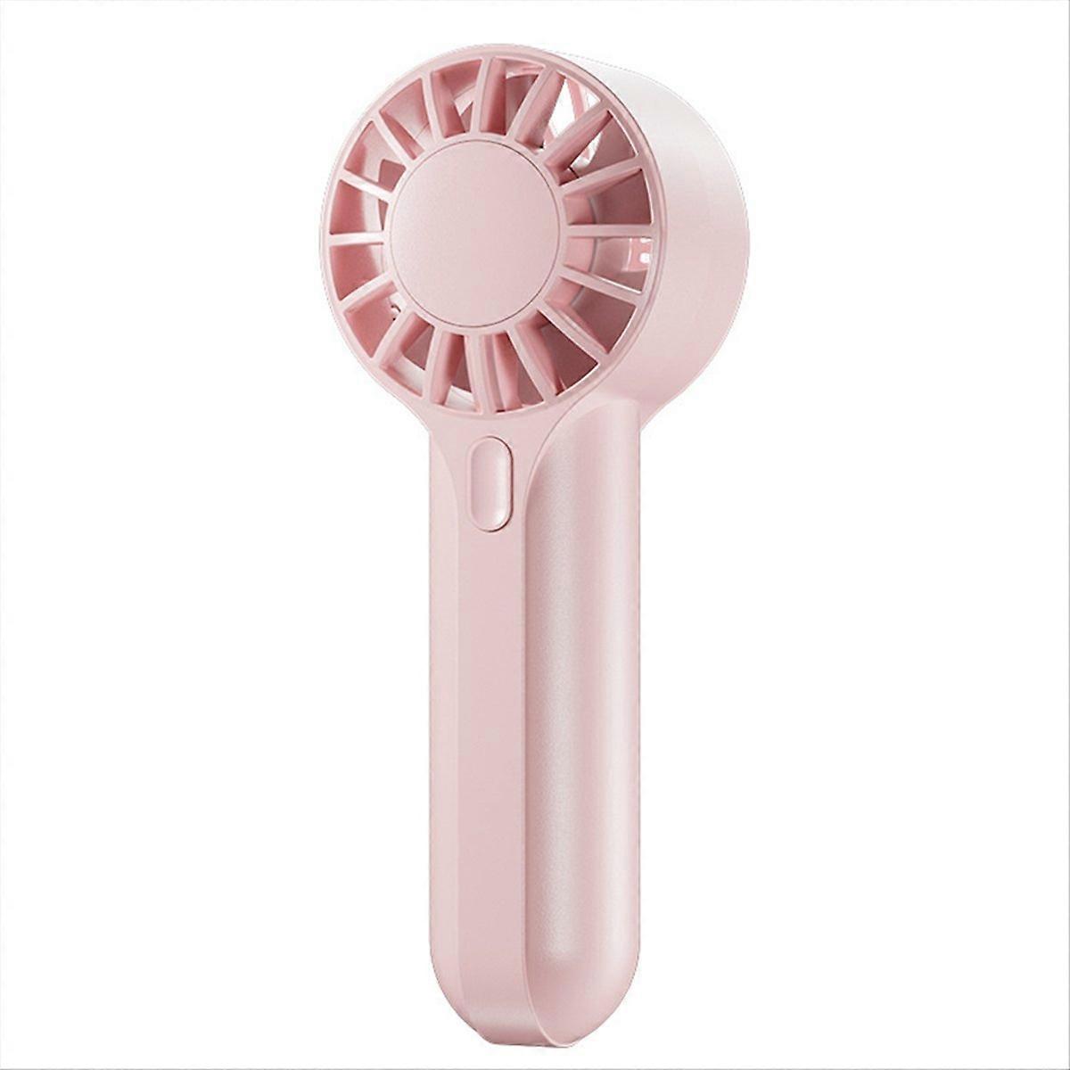 Mini Portable Fan USB Rechargeable Fan Powerful Wind Portable Pink
