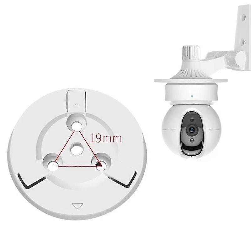 5pcs /Pack 54mm Round Base Mount Bracket for EZVIZ Security Cameras White