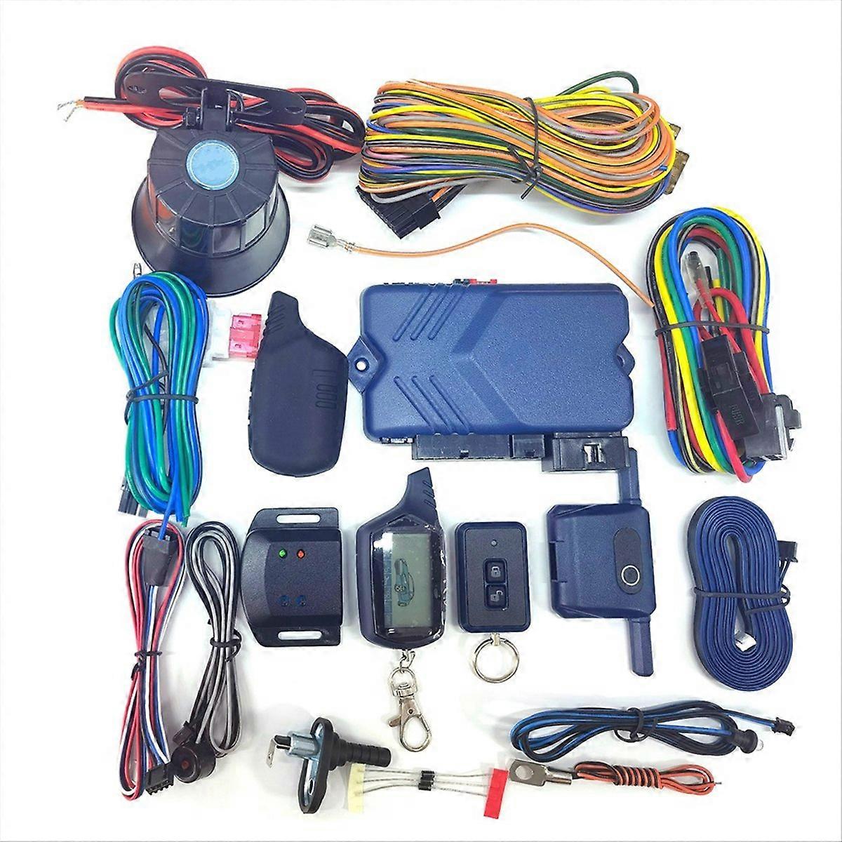 A91 LCD RC Car 2 Way Anti-Theft Alarm System for Dialog 