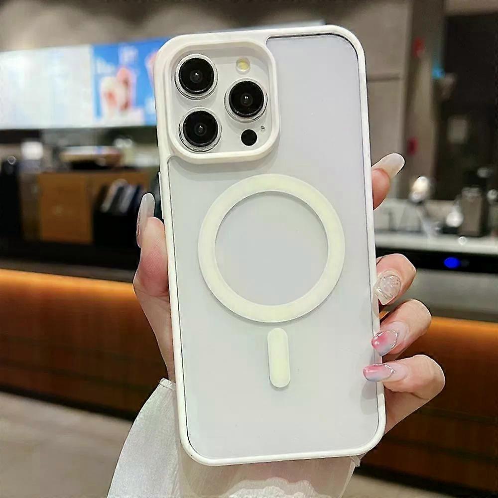 Desert Gold 16 pro max Case Magnetic for iPhone X XR XS 13 11 15 12 14 16 Pro Max Plus Case Silicone Wireless Charge Clear Cover