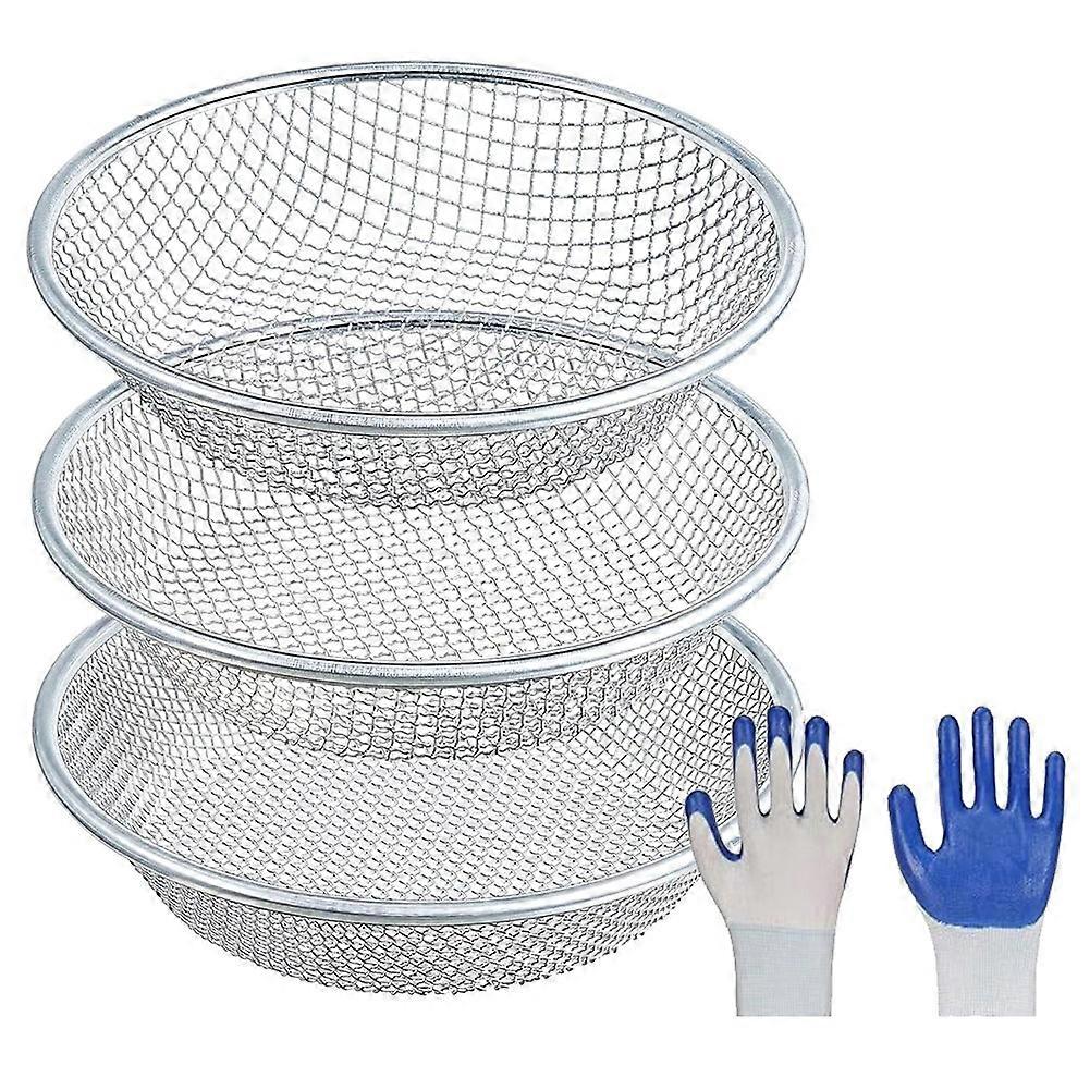 園芸用土壌ふるい、5ガロンバケツ用岩石ふるい、