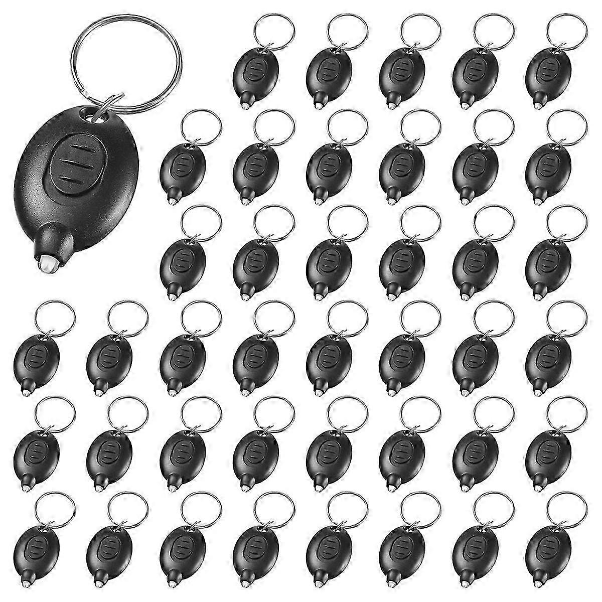 Mini Keychain LED Flashlight Badge Lights with White Beam Flashlight