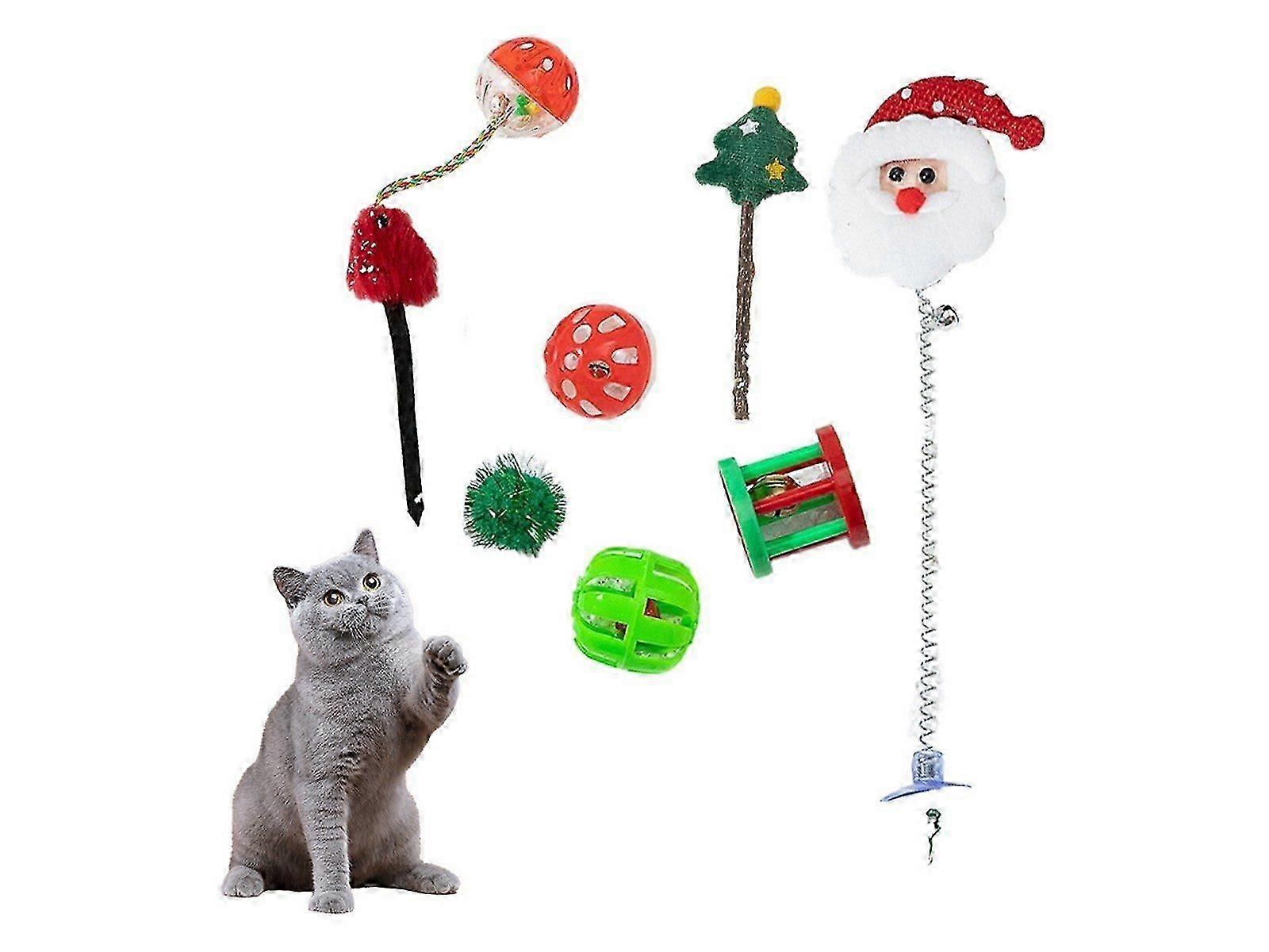 Christmas Cat Toy Set Cat Interactive Toy Set - Set 1