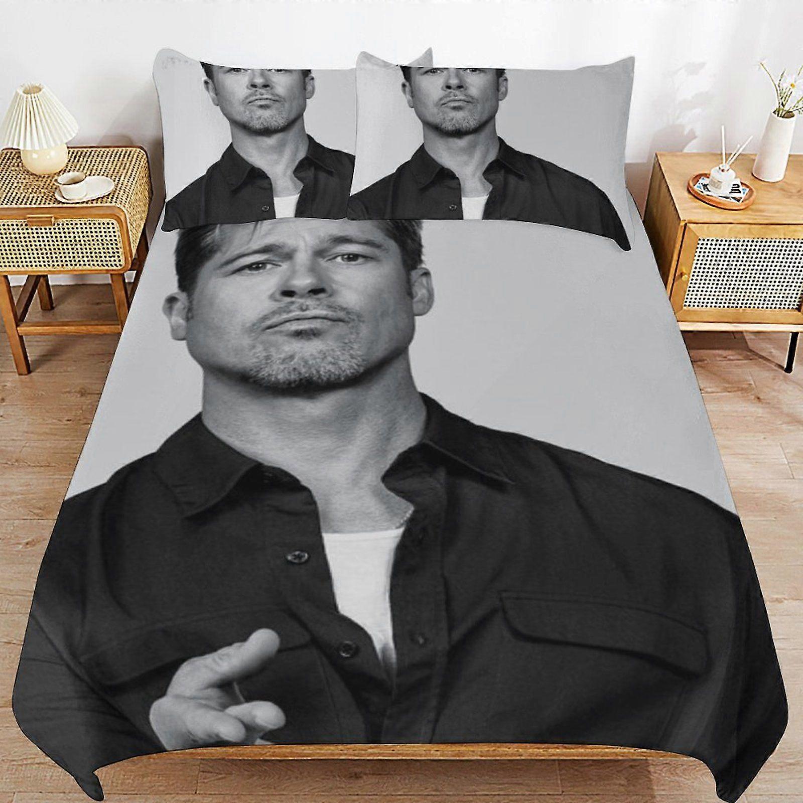u201 Brad Pitt Long Term Use Quality Handling Minimal Style Smooth Fit Duvet Cover Sets Modern Touch n201