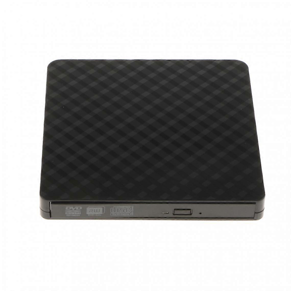 USB3.0 External DVD Player DVD-ROM CD/VCD/DVD Writer for Desktop PC Black