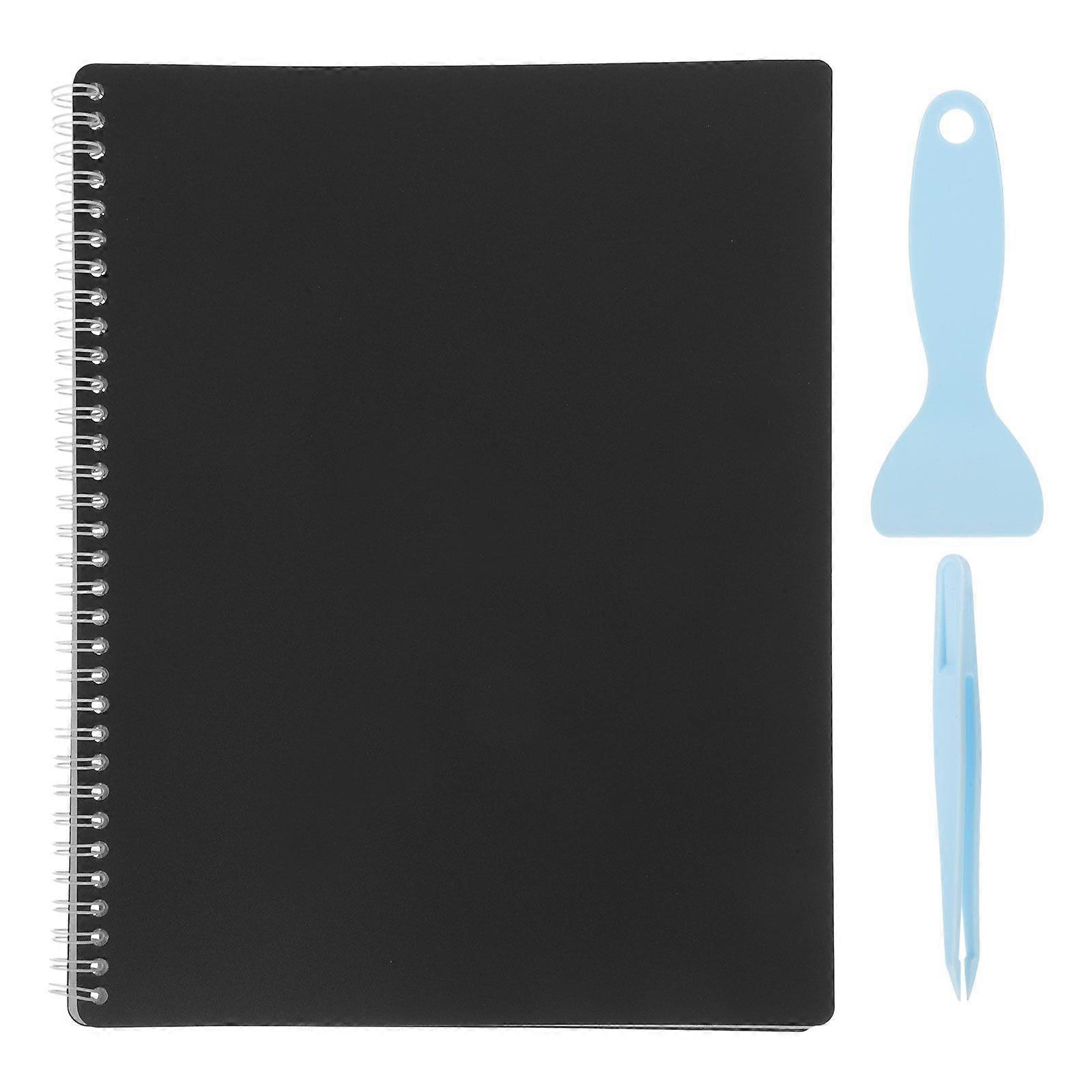 אוסף ספרי מדבקות לשימוש חוזר סט אלבומים מחברת ארגונית מדבקות עם כלים ספר אחסון מדבקות ריק לילדים ומבוגרים