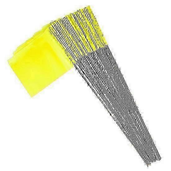 100Pcs Marking Flags Lawn Flag Markers Waterproof Non-Fading Widely Used PVC Landscape Flags Sprinkler Flags
