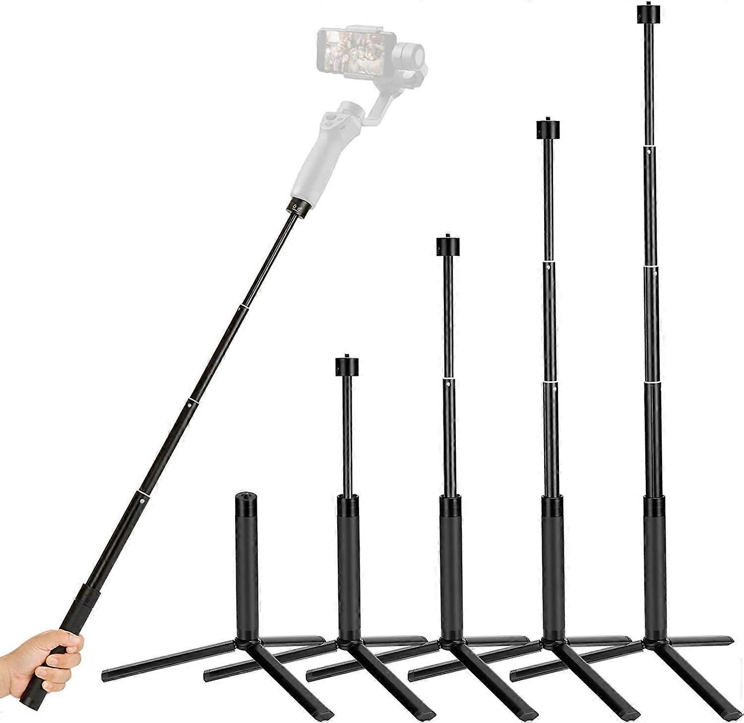 29inch Extension Selfie Tripod Mount Kit for DJI Moza ZHIYUN Smartphone Gimbal Stabilizer for compatible with iPhone 13 12 Pro Max,