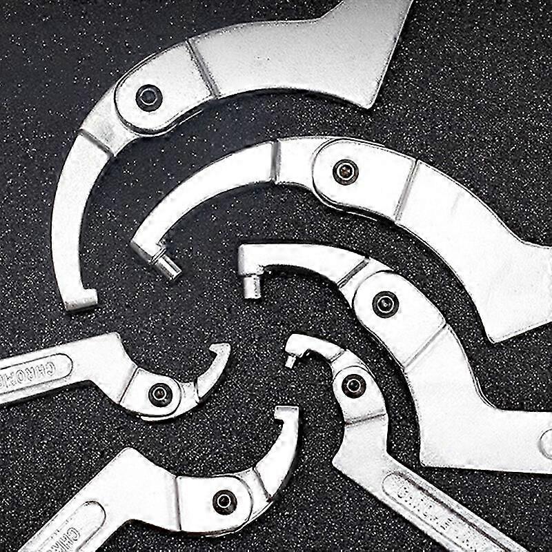 upgraded nonslip handle c shape spanner hook pin wrench