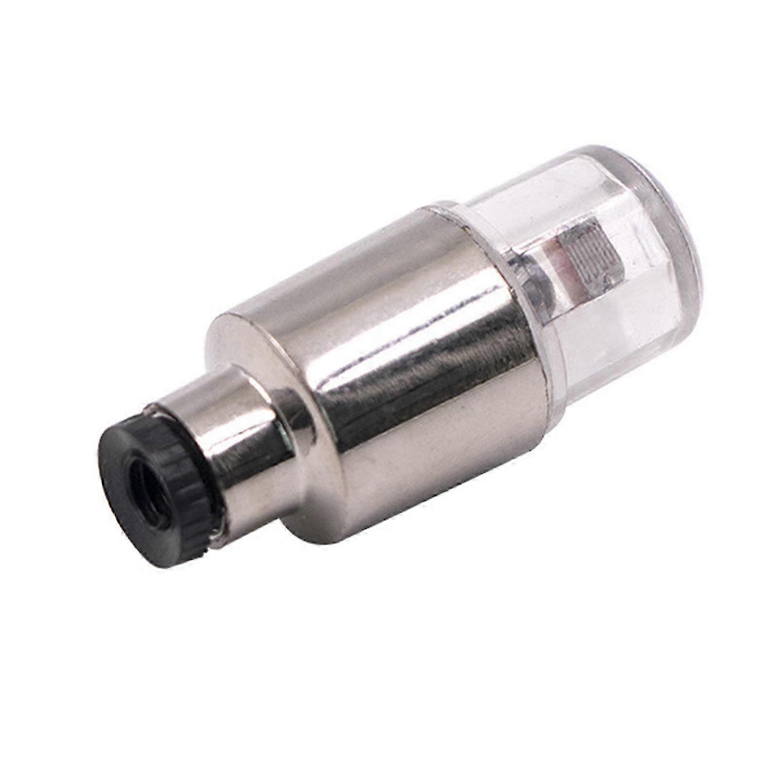 2pcs Waterproof Flash Tyre Valve Cap Light for Motorcycle and Bicycle - Green Light