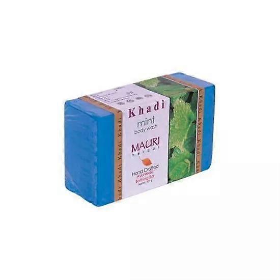 Handmade soap with Mint (125 g), Mint Body Wash Khadi Mauri