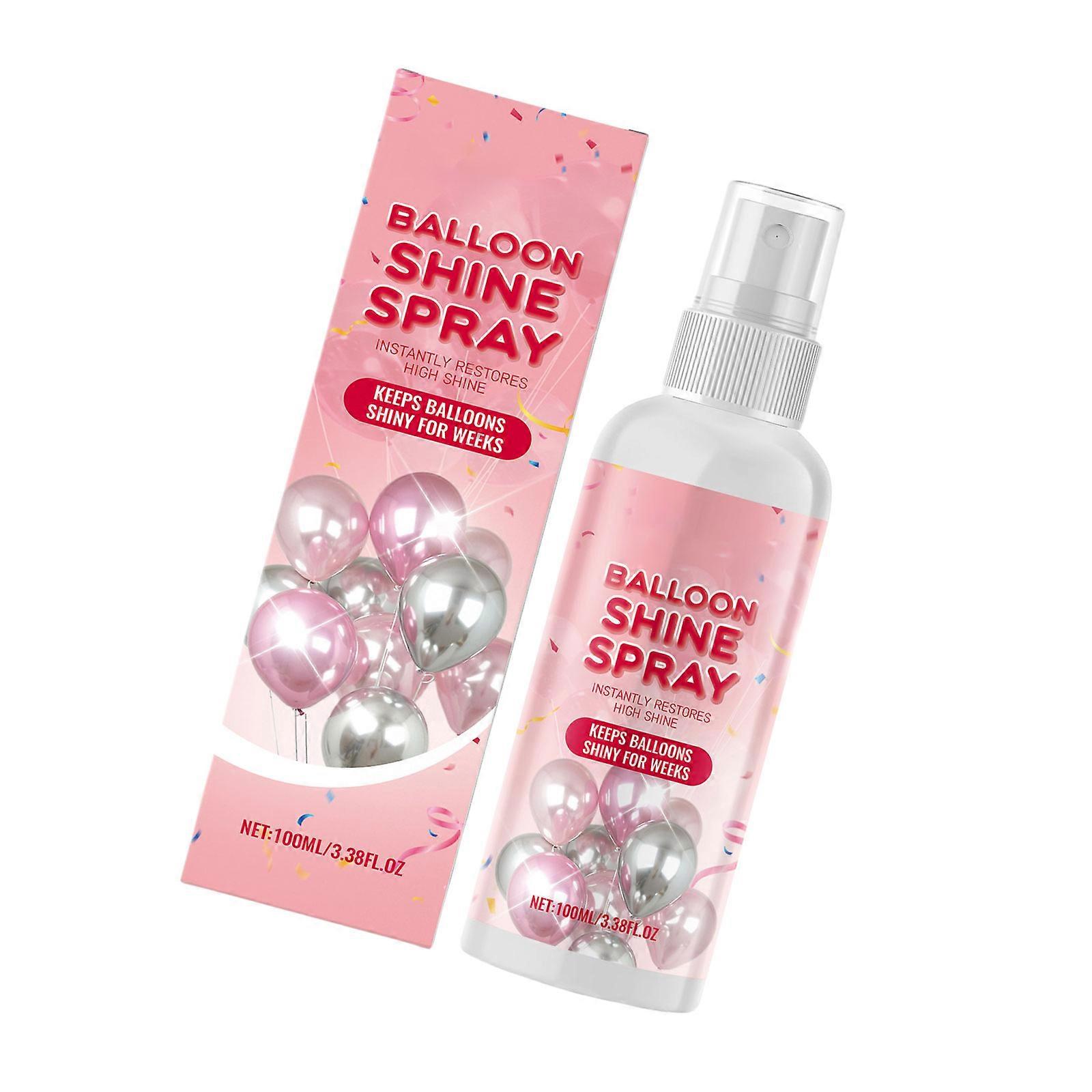 Portable 100ml Bottle Balloon ShineSprayer With Long Time Use Effect Party Supplies Ornament for Evening Festivities Multicolor