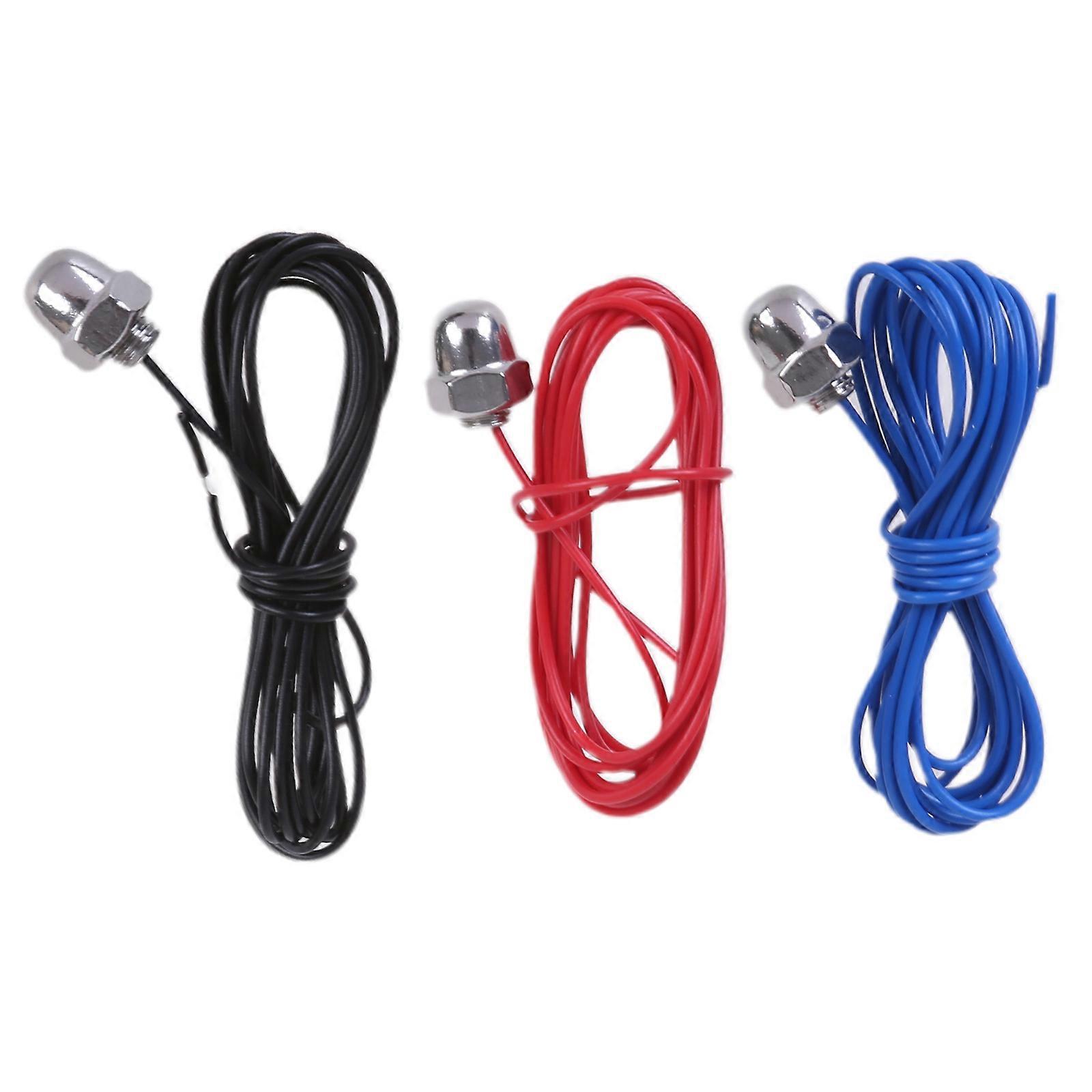 3Pcs Water Level Probe with Cable Liquid Level Sensors Stainless Steel Induction Probe Sensor for Water Level Controller  5 meters