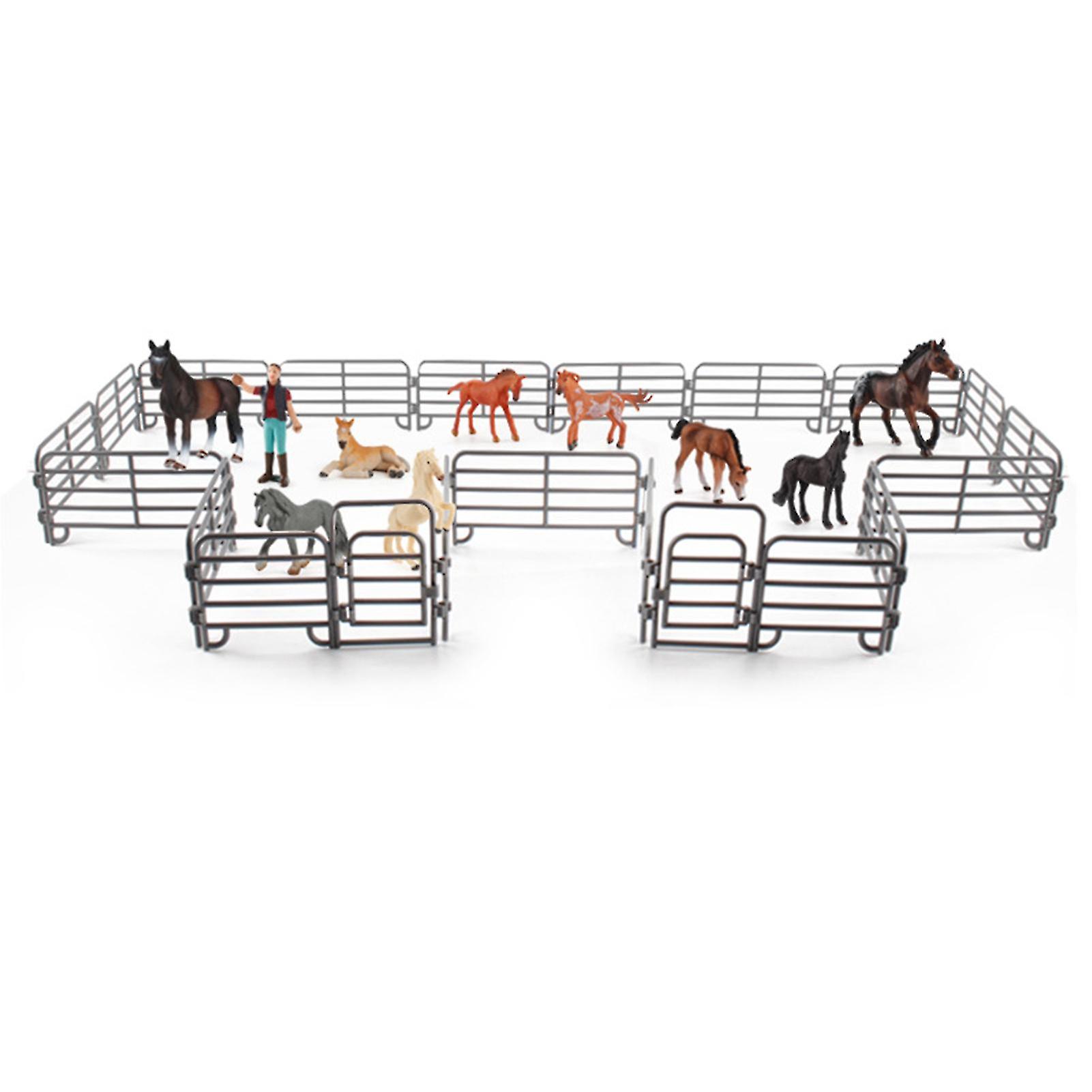 Miniature Fence Decorative High Simulation Pvc Mini Fence Toy For Kids