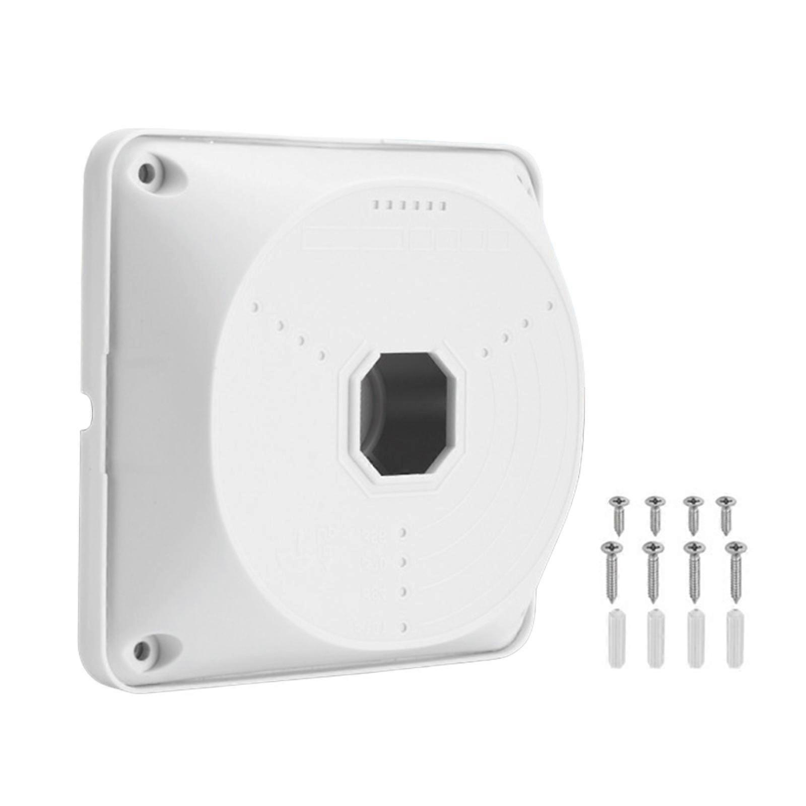 Weatherproof Mount Bracket With Integrated Cable Storage Suitable for Dome Security Systems Multicolor