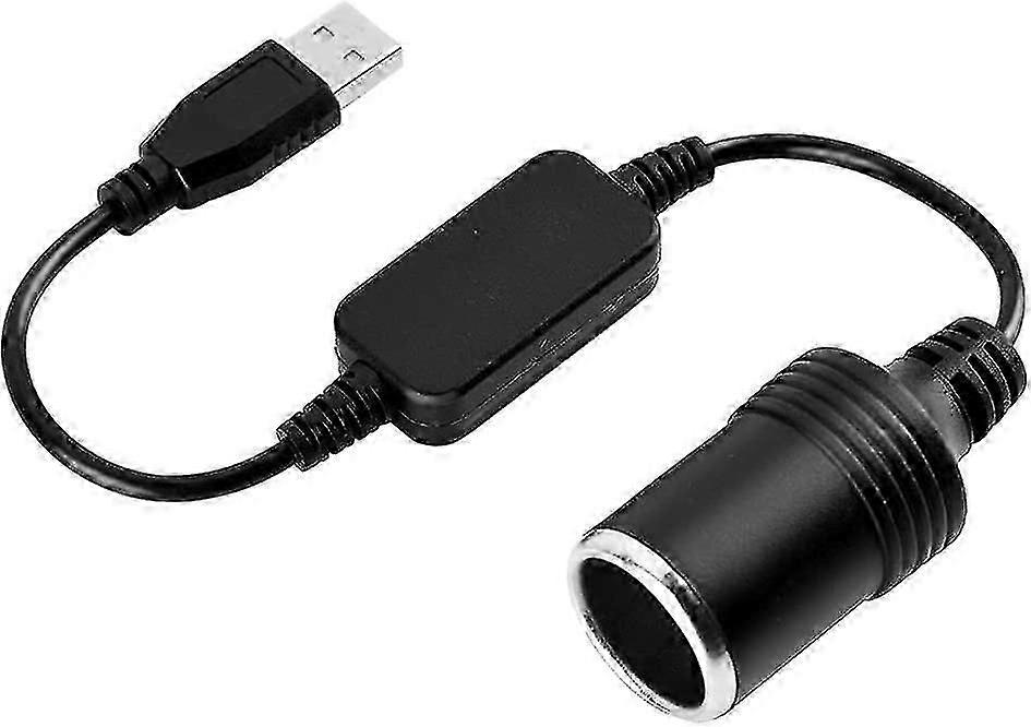 Cigarette Lighter Adapter Converter, Usb Port To 12v Cigarette Lighter Socket Converter Adapter Cable