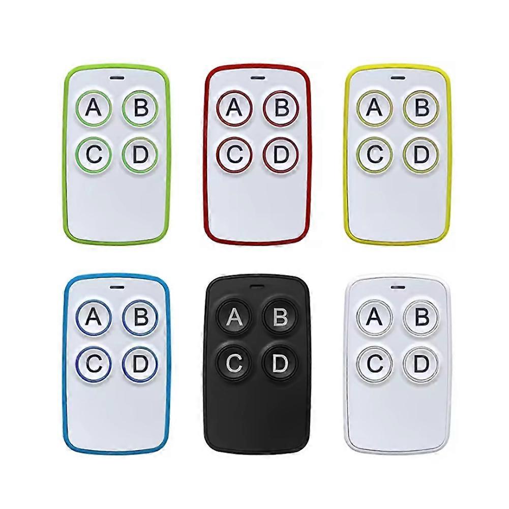 6pcs Universal Garage Door RF Remote Control Duplicator 250-915MHz Code Grabber Clone Gate Key Fob Command Transmiter