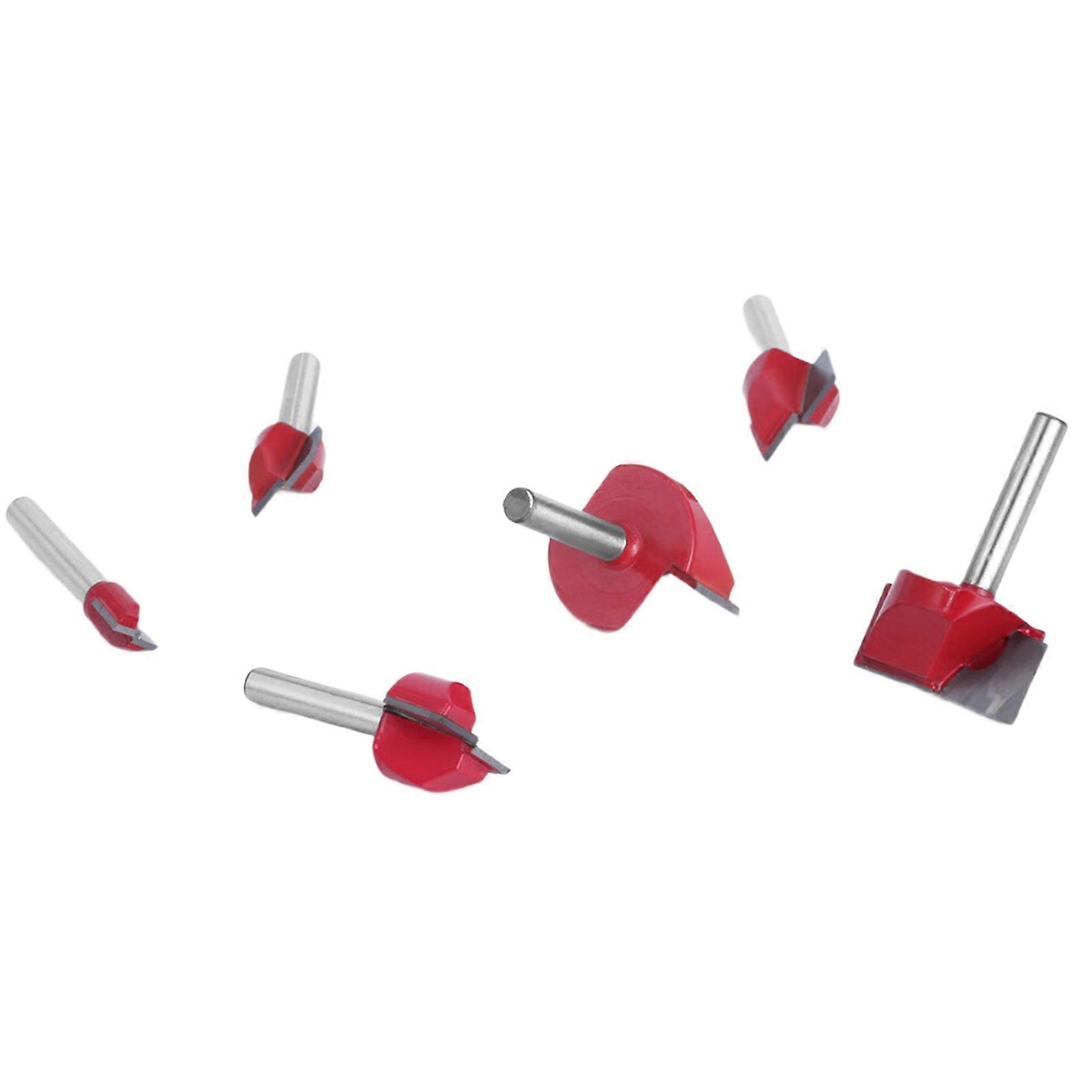 Carbides Tipped Surfacing Router Bit for Slabs Flattening and Mortising 10/16/20/22/30/32mm Diameter Bottom Cleaning Bit Multicolor