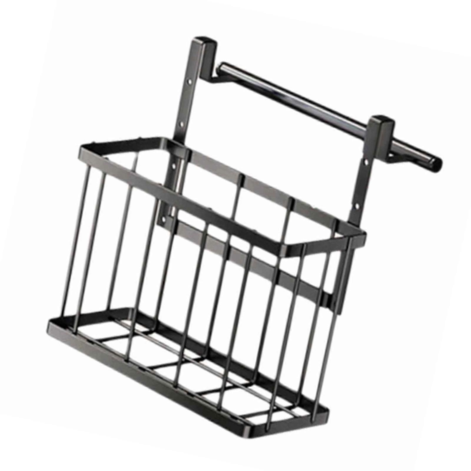 Hedelmien ja vihannesten säilytyskori, riippuva kaapin ovijärjestäjä, säädettävä korkeus ja pyyheteline, monivärinen