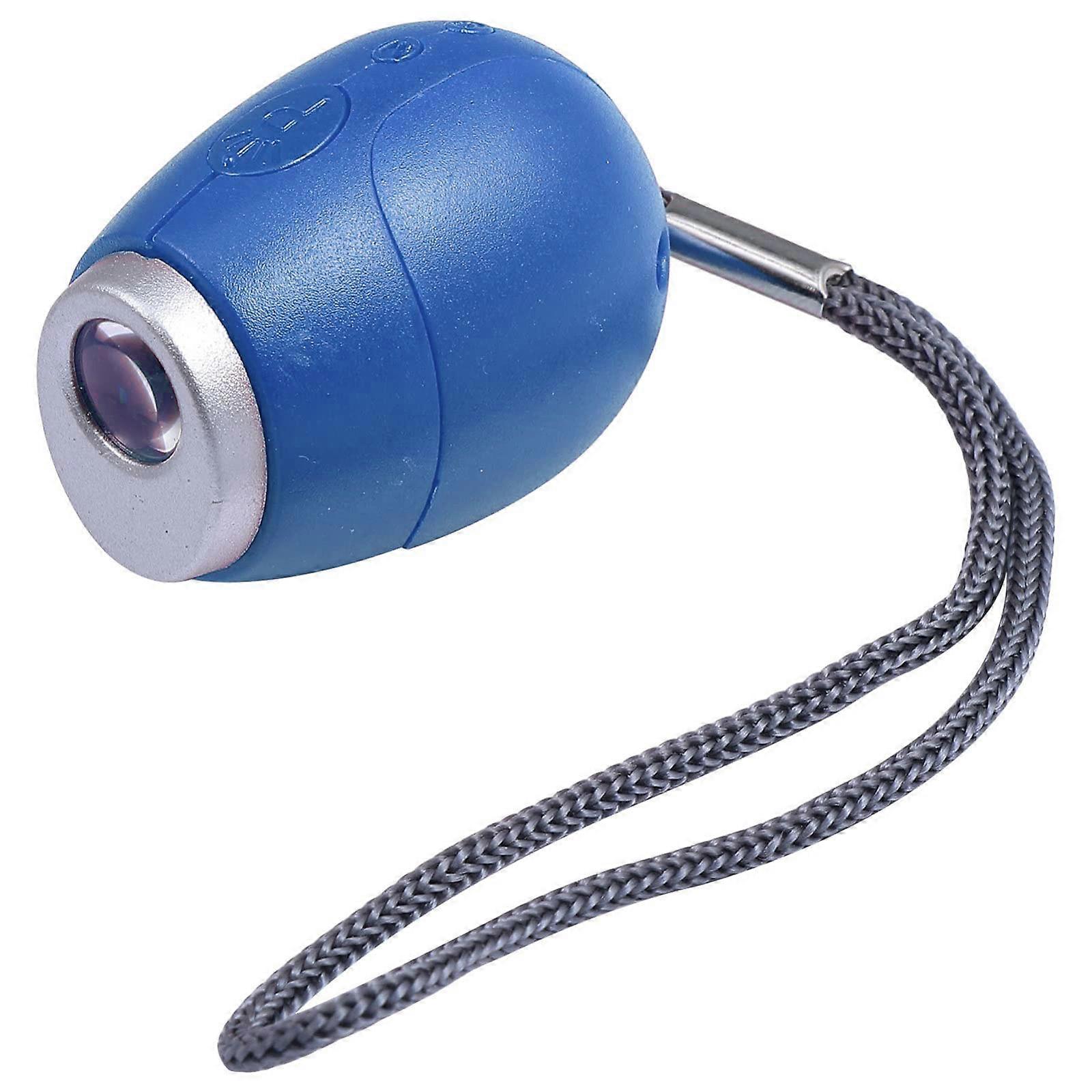 Mini Projection Alarm Clock Keyring LED Light Clock Keychain Portable Outdoor Timer Keyrings Accessory for Everyday Use  Blue