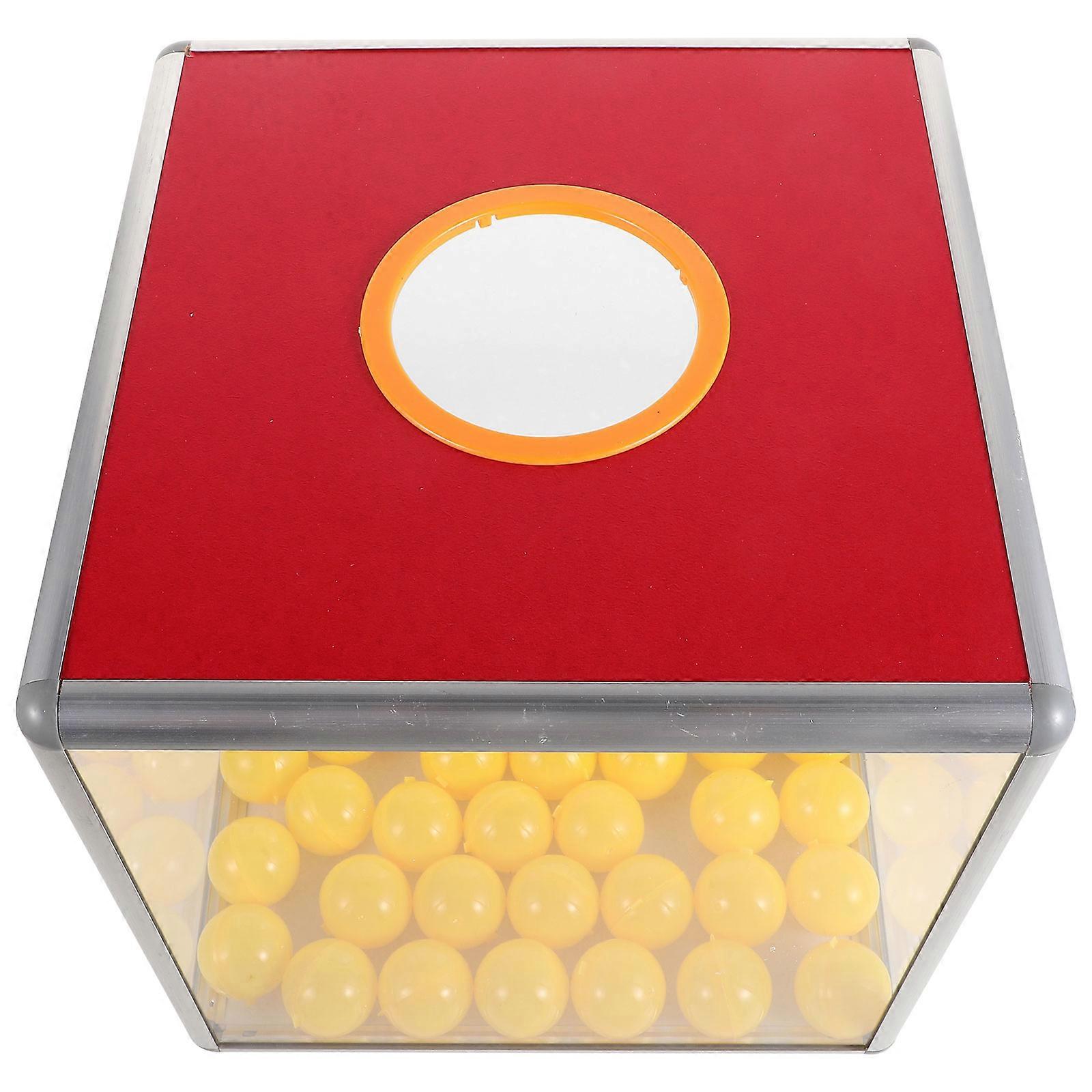 Clear Ticket Box With Slot Raffle Machine For Event Planners Assorted Color Large Capacity Storage 1Set