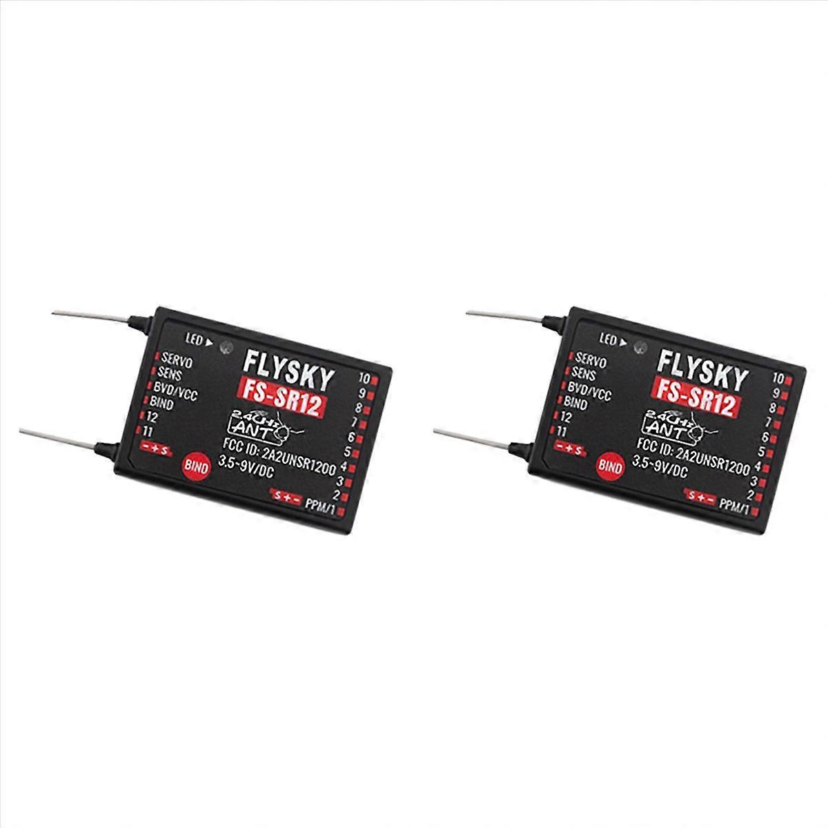 2X -SR12 Receiver 12CH 2.4G PWM Receiver Supports ANT Protocol with Dual Antenna
