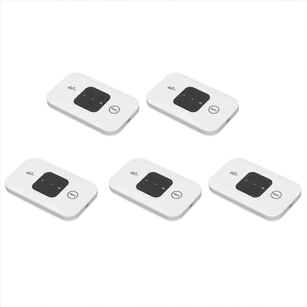 5X 4G Lte Portable Internet Hotspot, Wireless WiFi Router, Supports 8 to 10 Users, 4G Wireless Route