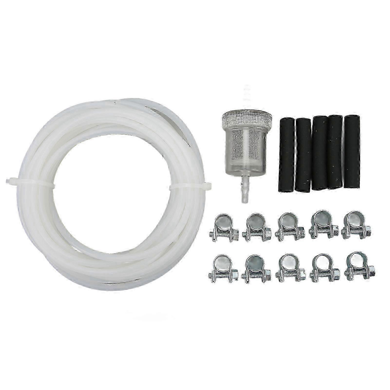 Αντικατάσταση γραμμής καυσίμου θερμαντήρα αυτοκινήτου - 5m κιτ κλιπ σωλήνα με φίλτρο για θερμαντήρα στάθμευσης Webasto