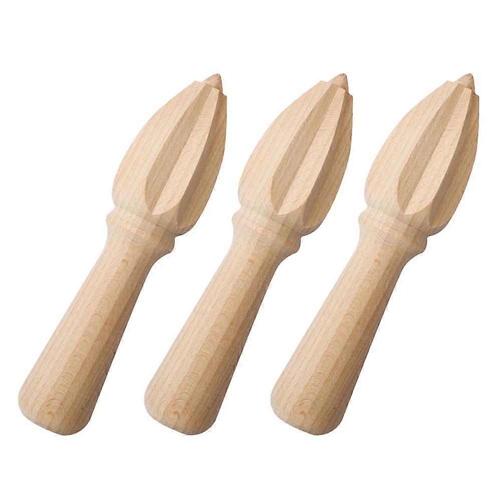 3PCS Manual Lemon Juicer for Kitchen Use Portable Beech Handheld Citrus 7.5 inches