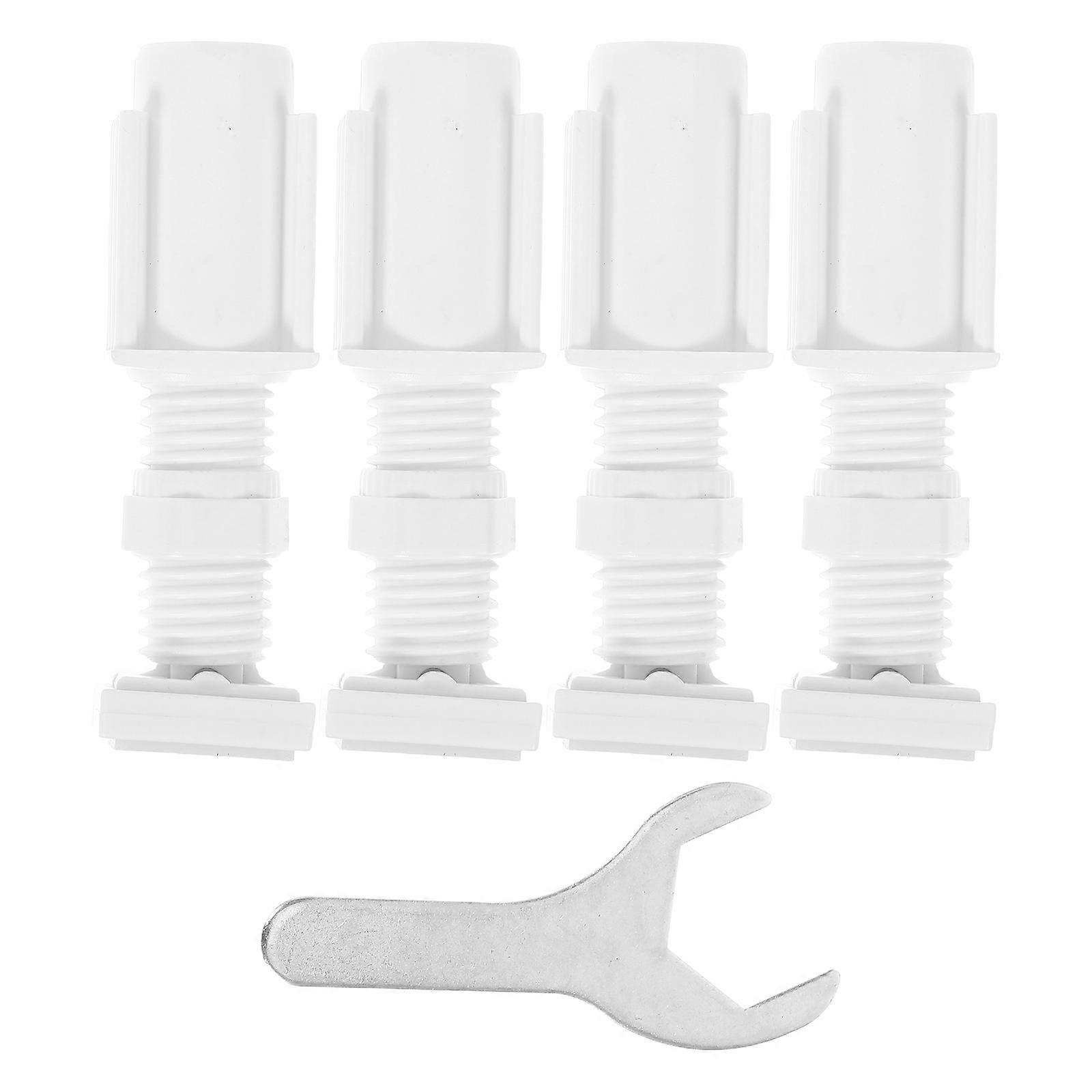 White No Drill Blind Brackets for Window Shades with 4Pcs Mounting Set