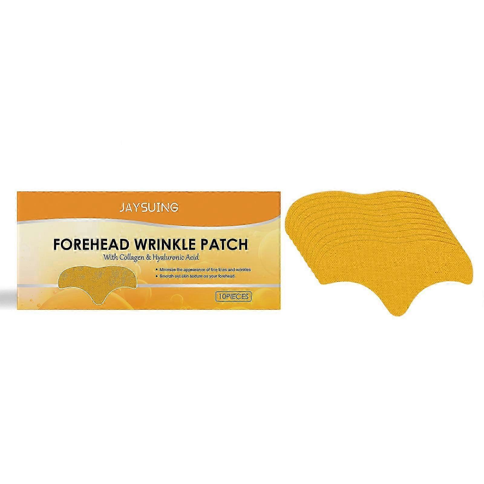Revitalize Skin with Collagen  Hyaluronic Acid Forehead Patches  10 Pack for Deep Hydration  AntiAging
