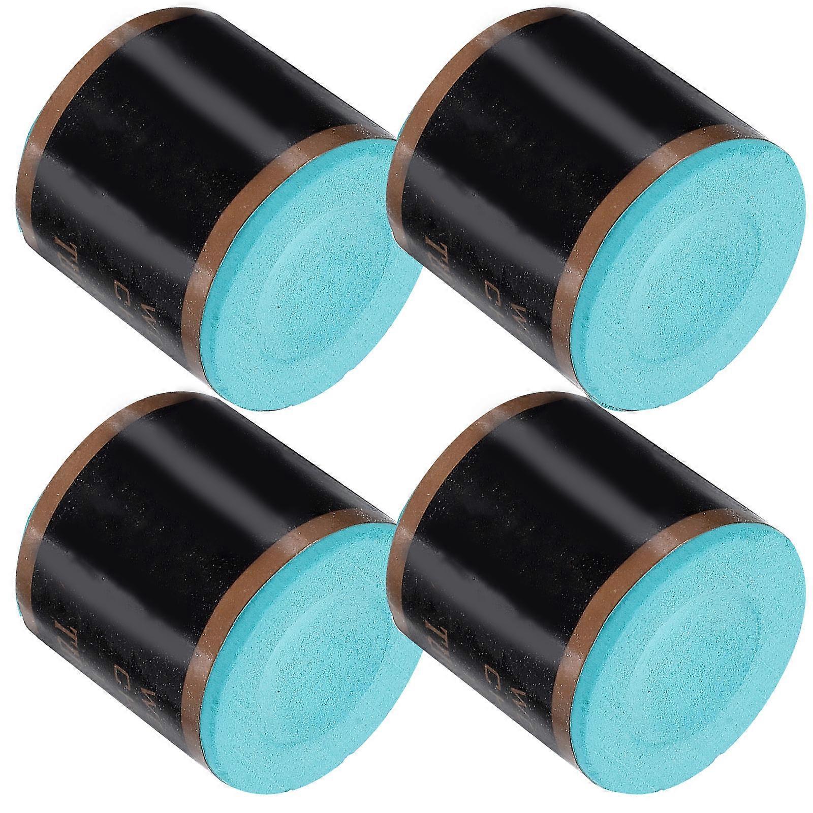 4Pcs Professional Cue Chalks Wear-resistant Billiard Chalks Portable Pool Stick Chalks