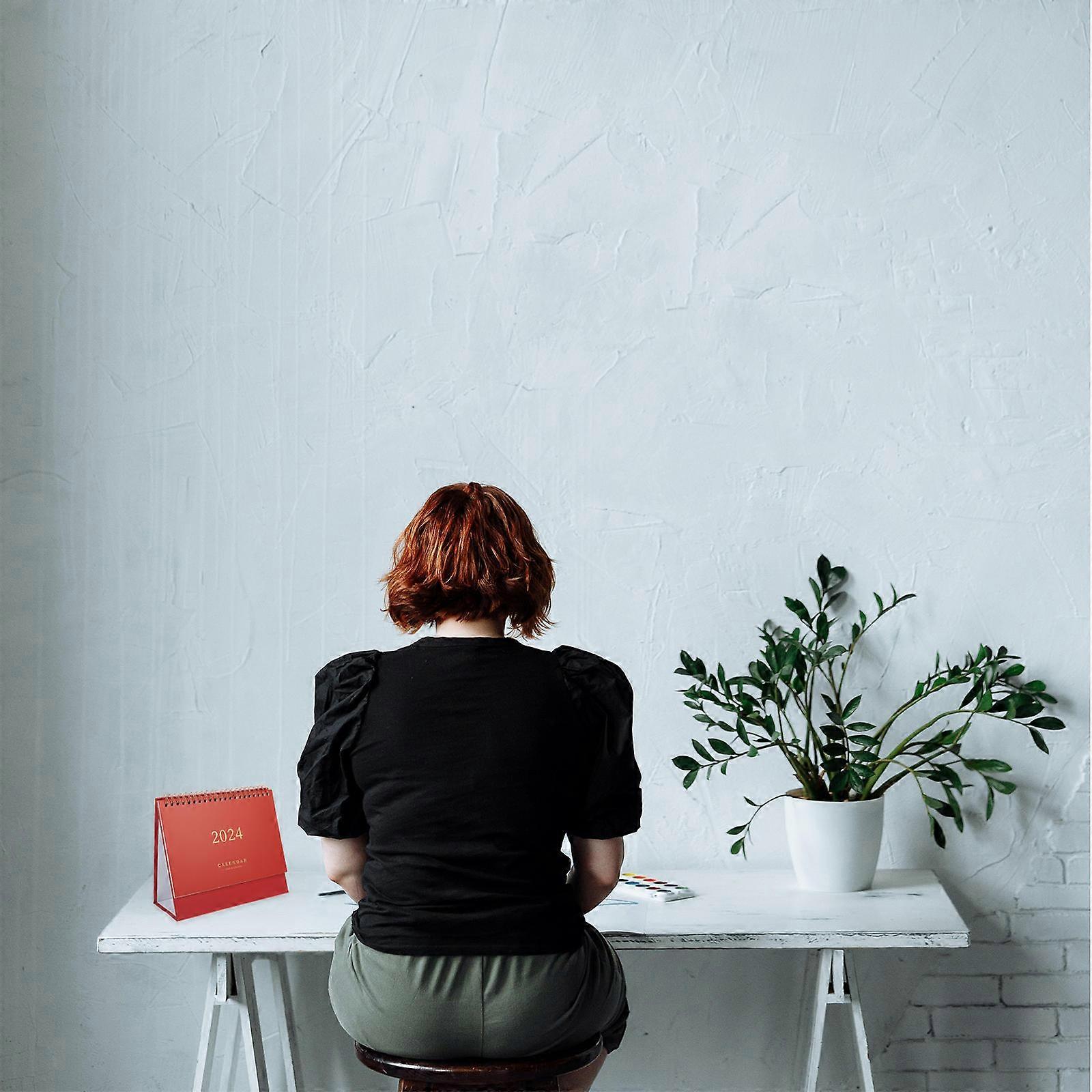 Household Desk Calendar Daily Use Standing Desk Calendar Delicate Desktop Calendar