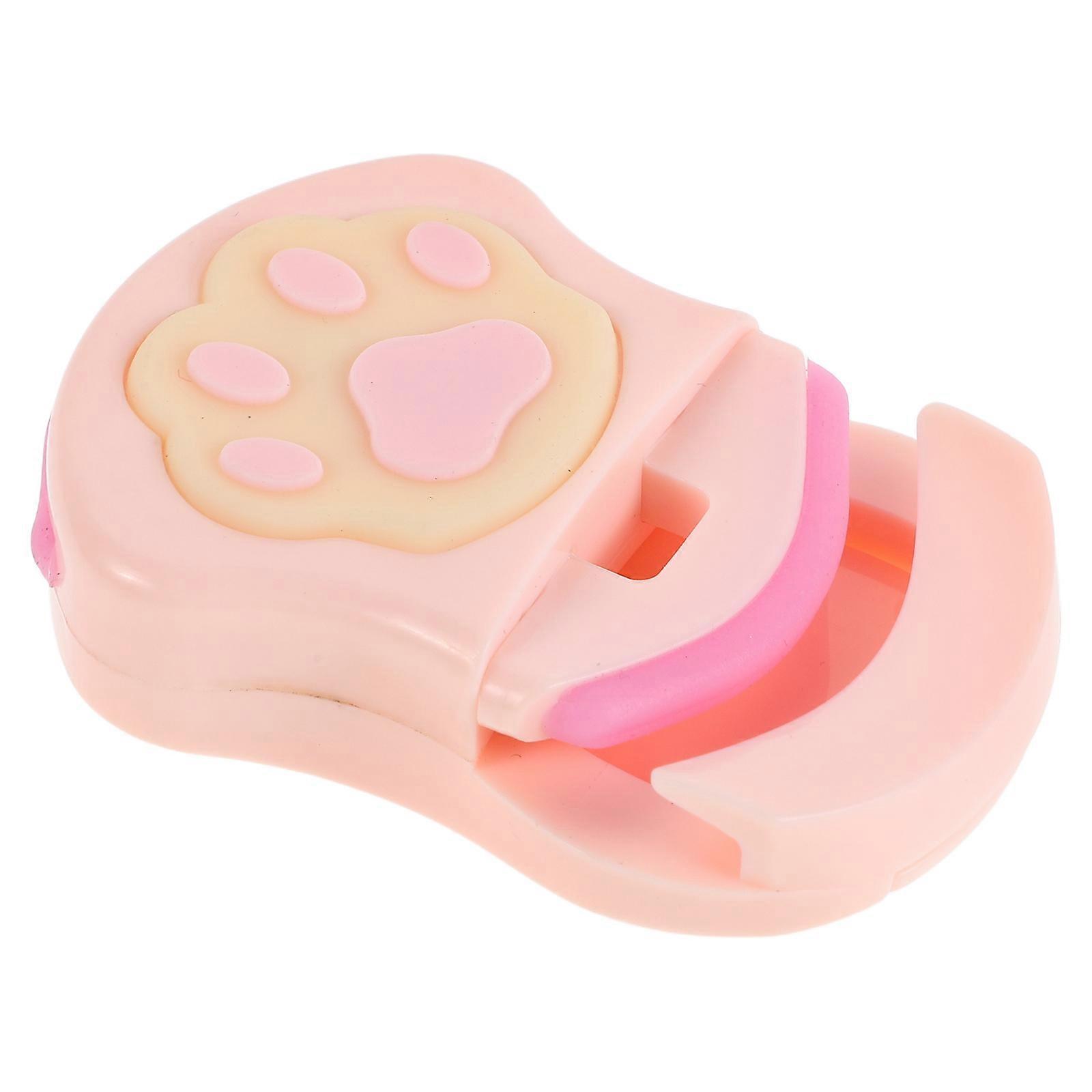Eyelash Curling Device Cat Paw Shape Portable Tool 5Pcs for Eyelash