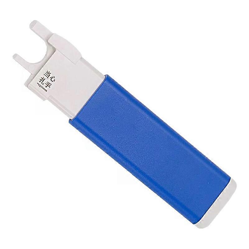 1pc Automatic Needle Threader Handheld Sewing Tool Red/Blue Portable Easy Store for Embroidery Cross stitching DIY Needlework