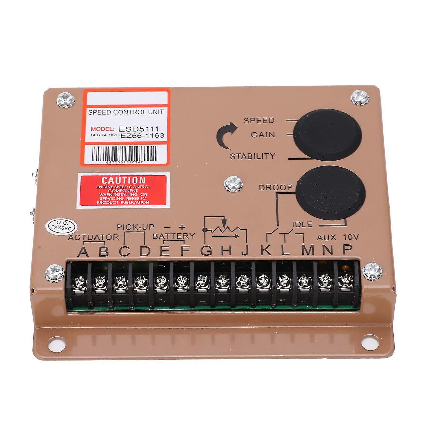 Generator Speed Controller DC 12V 24V Electronic Governor with Dual Voltage Compatibility and Smooth Startup