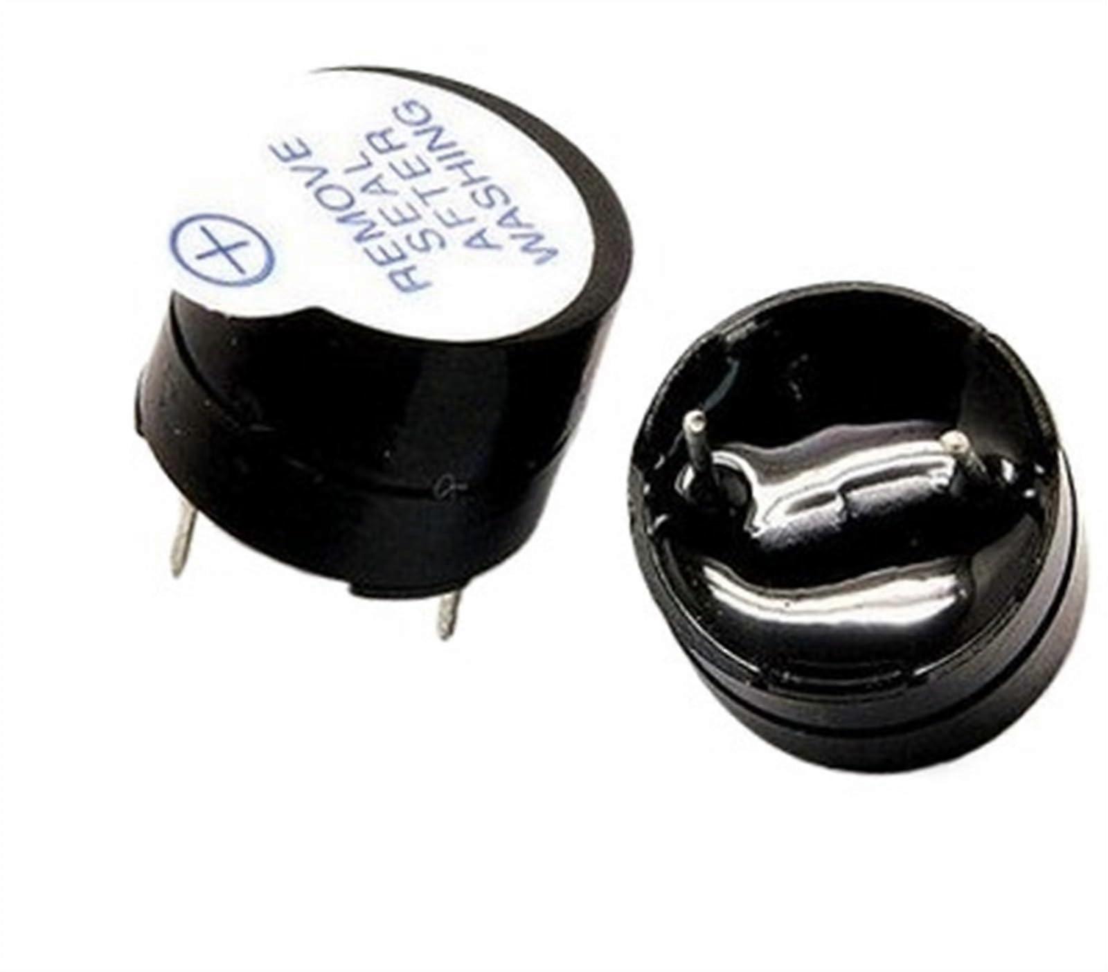 10pcs 5V Active Warning Buzzer Alarm with Dual Audio Alert and Clear Loud Sound