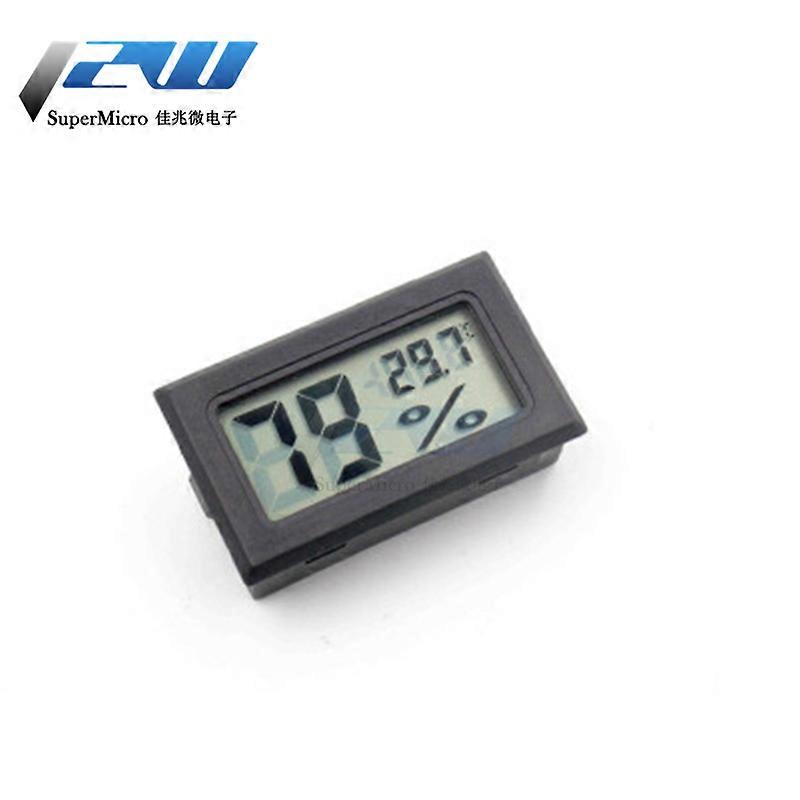 Micro LCD digital thermometer hygrometer indoor convenience temperature sensor hygrometer instrument with cable