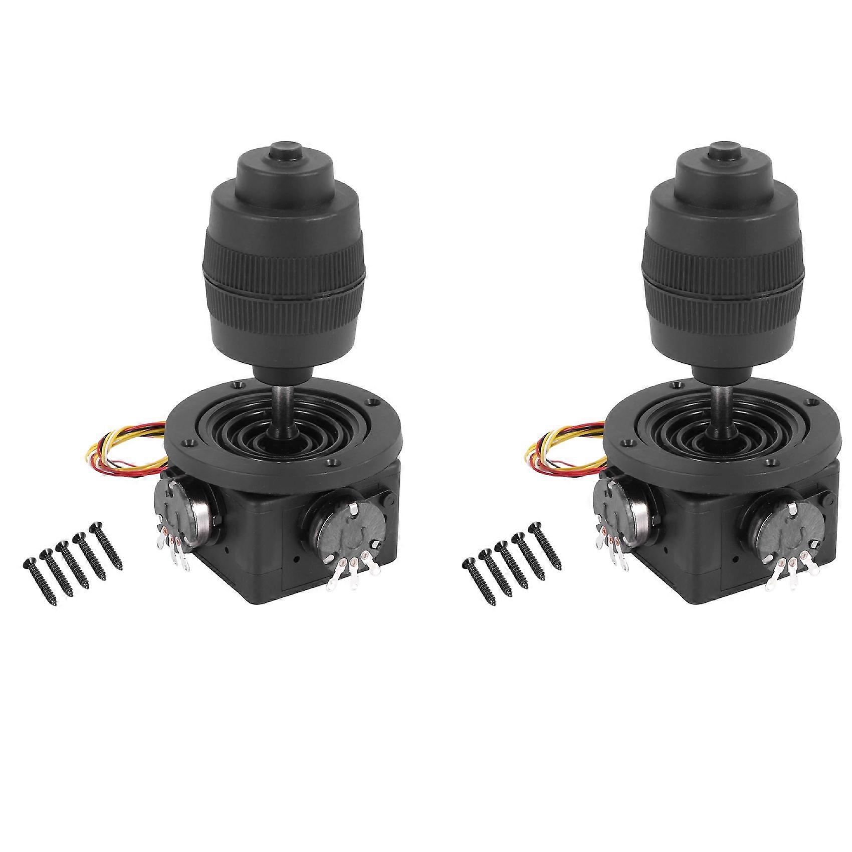 2X 4-Axis Joystick Potentiometer Button Controller for JH-D400X-R4 10K 4D Sealed Rocker Potentiometer